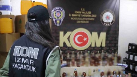 İzmir’de Yılbaşı Öncesi 41 Sahte Alkol Operasyonu