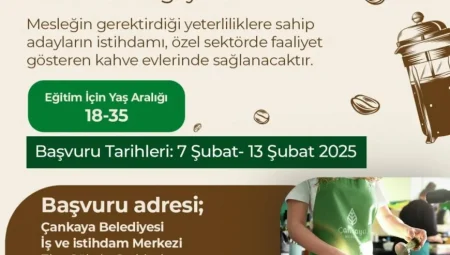 Çankaya Belediyesi’nden İstihdam Garantili Barista Eğitimi