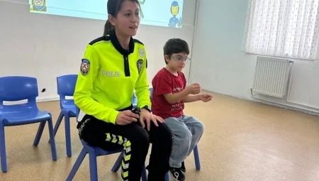 Çankaya Belediyesi’nden Miniklere Trafik Eğitimi