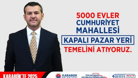 Karabük’te Çok Amaçlı Kapalı Pazar Yeri İçin İlk Adım Atıldı!