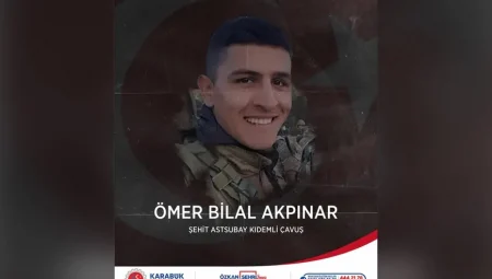 Şehit Piyade Astsubay Kıdemli Çavuş Ömer Bilal Akpınar, Şehadetinin Yıl Dönümünde Anıldı