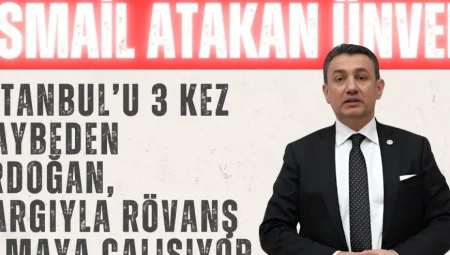CHP’li İsmail Atakan Ünver: ‘İstanbul’u 3 kez kaybeden Erdoğan, yargıyla rövanş almaya çalışıyor’