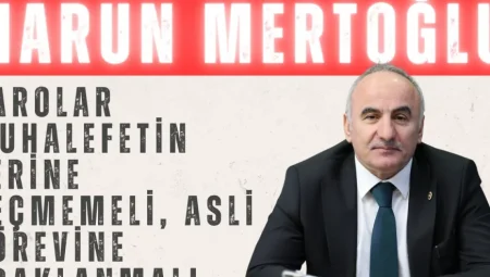 AK Partili Harun Mertoğlu: ‘Barolar muhalefetin yerine geçmemeli, asli görevine odaklanmalı’
