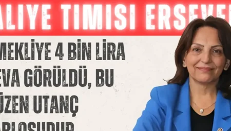 Aliye Timisi Ersever: ‘Emekliye 4 Bin Lira Reva Görüldü, Bu Düzen Utanç Tablosudur’