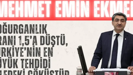 Mehmet Emin Ekmen: ‘Doğurganlık Oranı 1,5’a Düştü, Türkiye’nin En Büyük Tehdidi Ailedeki Çöküştür’