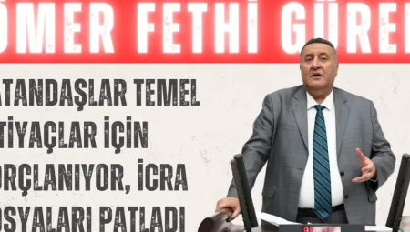 CHP’li Gürer: ‘Vatandaşlar temel ihtiyaçlar için borçlanıyor, icra dosyaları patladı’