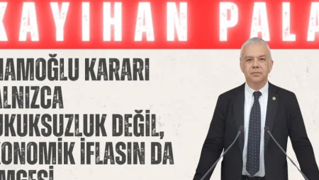 CHP’li Kayihan Pala: “İmamoğlu kararı yalnızca hukuksuzluk değil, ekonomik iflasın da simgesi”