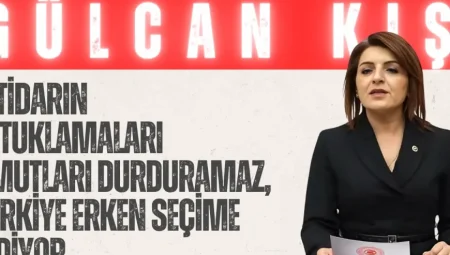 Gülcan Kış: “İktidarın tutuklamaları umutları durduramaz, Türkiye erken seçime gidiyor”