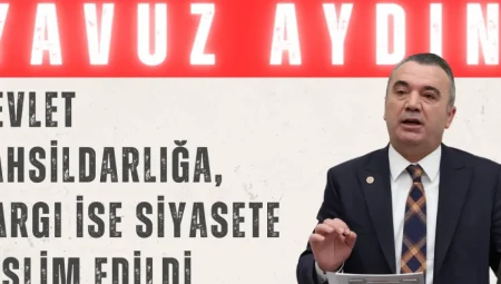 Yavuz Aydın: “Devlet tahsildarlığa, yargı ise siyasete teslim edildi”
