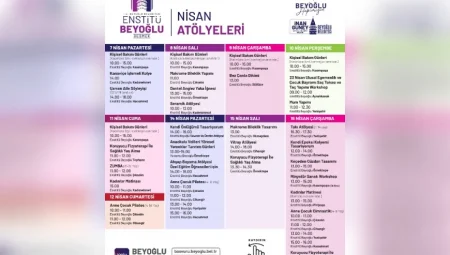 Beyoğlu Belediyesi’nin Nisan Atölyeleri Başladı: Çocuklardan kadınlara, sanattan mutfağa dopdolu etkinlikler sizi bekliyor