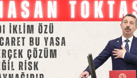 İYİ Parti’li Toktaş’tan İklim Kanunu tepkisi: “Adı iklim, özü ticaret; bu yasa gerçek çözüm değil, risk kaynağıdır”