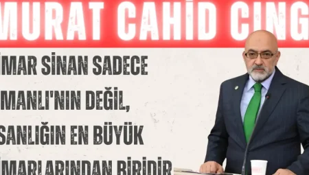 AK Partili Cıngı: ‘Mimar Sinan sadece Osmanlı’nın değil, insanlığın en büyük mimarlarından biridir’