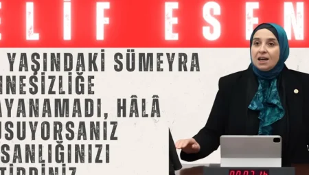 DEVA Partili Elif Esen: ‘15 yaşındaki Sümeyra annesizliğe dayanamadı, hâlâ susuyorsanız insanlığınızı yitirdiniz’