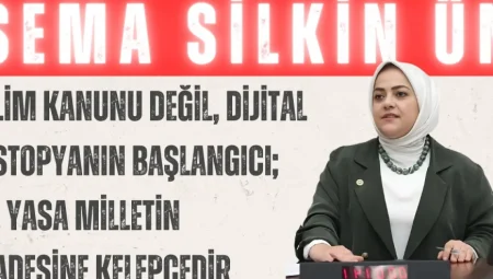 Gelecek Partili Silkin Ün: ‘İklim Kanunu değil, dijital distopyanın başlangıcı; bu yasa milletin iradesine kelepçedir’