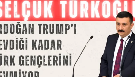 İYİ Parti’li Türkoğlu: ‘Erdoğan, Trump’ı sevdiği kadar Türk gençlerini sevmiyor’