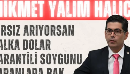 CHP’li Halıcı’dan Isparta Belediye Başkanı’na sert tepki: ‘Hırsız arıyorsan halka dolar garantili soygunu yapanlara bak’