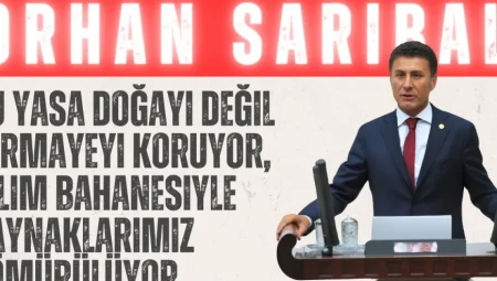 CHP’li Sarıbal: ‘Bu yasa doğayı değil sermayeyi koruyor, iklim bahanesiyle kaynaklarımız sömürülüyor’