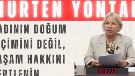 Nurten Yontar: ‘Kadının doğum biçimini değil, yaşam hakkını dertlenin’