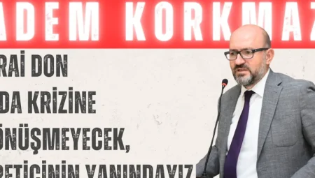 Adem Korkmaz: “Zirai don gıda krizine dönüşmeyecek, üreticinin yanındayız”