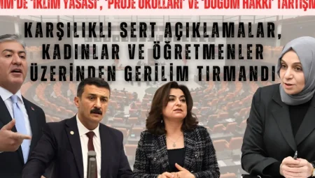 TBMM’de ‘iklim yasası’, ‘proje okulları’ ve ‘doğum hakkı’ tartışması: Karşılıklı sert açıklamalar, kadınlar ve öğretmenler üzerinden gerilim tırmandı