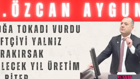 İlhami Özcan Aygun: ‘Doğa tokadı vurdu, çiftçiyi yalnız bırakırsak gelecek yıl üretim de biter’