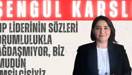 Şengül Karslı: ‘CHP liderinin sözleri sorumlulukla bağdaşmıyor, biz umudun temsilcisiyiz’