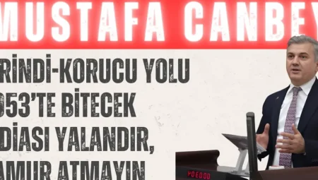 AK Partili Mustafa Canbey: ‘İvrindi-Korucu yolu 2053’te bitecek iddiası yalandır, çamur atmayın’