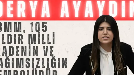AK Parti İstanbul Milletvekili Derya Ayaydın: ‘TBMM, 105 yıldır milli iradenin ve bağımsızlığın sembolüdür’
