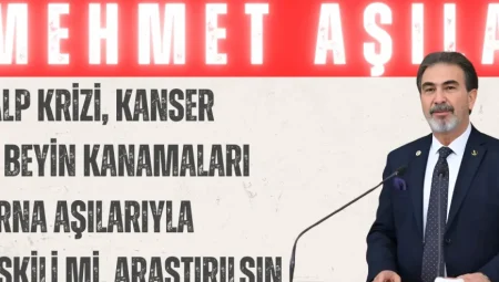 YRP’li Mehmet Aşıla: ‘Kalp krizi, kanser ve beyin kanamaları mRNA aşılarıyla ilişkili mi, araştırılsın’