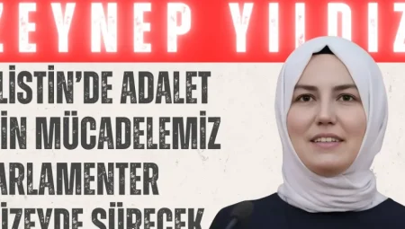 AK Parti Ankara Milletvekili Zeynep Yıldız: ‘Filistin’de adalet için mücadelemiz parlamenter düzeyde sürecek’