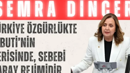CHP’li Semra Dinçer: ‘Türkiye özgürlükte Cibuti’nin gerisinde, sebebi saray rejimidir’