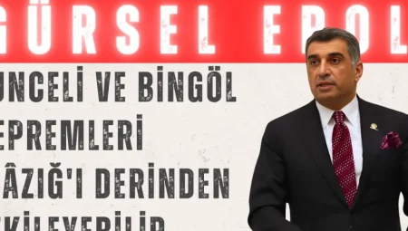 Gürsel Erol: ‘Tunceli ve Bingöl Depremleri Elâzığ’ı Derinden Etkileyebilir’