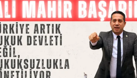 Ali Mahir Başarır: ‘Türkiye Artık Hukuk Devleti Değil, Hukuksuzlukla Yönetiliyor’