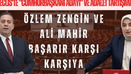 Meclis’te “Cumhurbaşkanı Adayı” ve Adalet Tartışması: Özlem Zengin ve Ali Mahir Başarır Karşı Karşıya