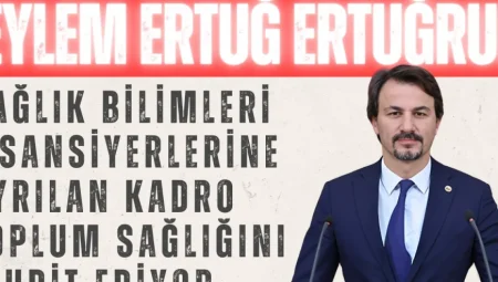 Eylem Ertuğrul: ‘Sağlık Bilimleri Lisansiyerlerine Ayrılan Kadro Toplum Sağlığını Tehdit Ediyor’