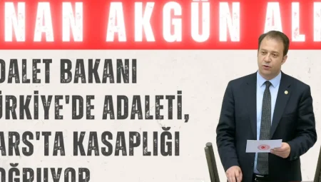 İnan Akgün Alp: ‘Adalet Bakanı Türkiye’de Adaleti, Kars’ta Kasaplığı Doğruyor’